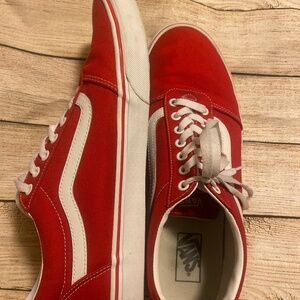 Red size 13 Vans- Used